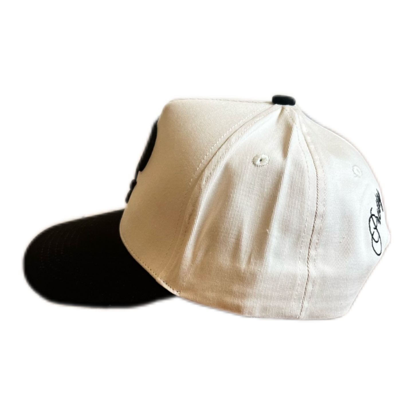 Cream and Black PRETTY hat
