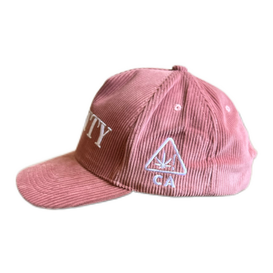 Pink Corduroy PRETTY hat
