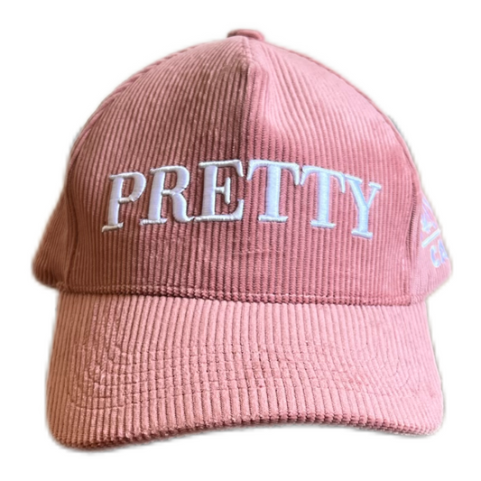 Pink Corduroy PRETTY hat